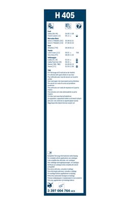 Picture of BOSCH - 3 397 004 764 - Wiper Blade (Window Cleaning)