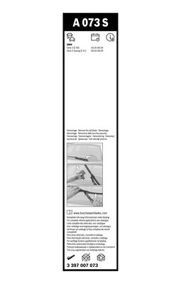 Picture of BOSCH - 3 397 007 073 - Wiper Blade (Window Cleaning)