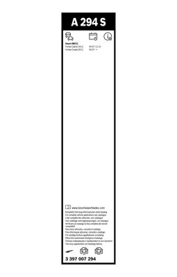 Picture of BOSCH - 3 397 007 294 - Wiper Blade (Window Cleaning)
