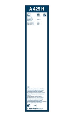 Picture of BOSCH - 3 397 008 051 - Wiper Blade (Window Cleaning)
