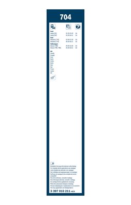 Picture of BOSCH - 3 397 010 211 - Wiper Blade (Window Cleaning)
