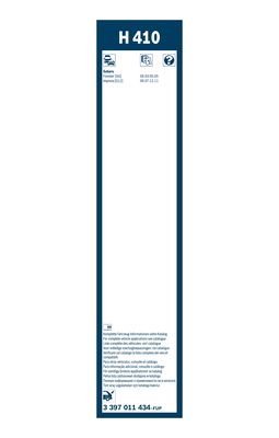 Picture of BOSCH - 3 397 011 434 - Wiper Blade (Window Cleaning)
