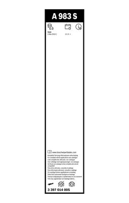 Picture of BOSCH - 3 397 014 00S - Wiper Blade (Window Cleaning)