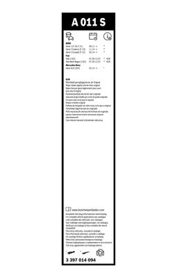 Picture of BOSCH - 3 397 014 094 - Wiper Blade (Window Cleaning)