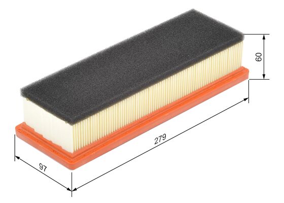 Picture of BOSCH - F 026 400 036 - Air Filter (Air Supply)