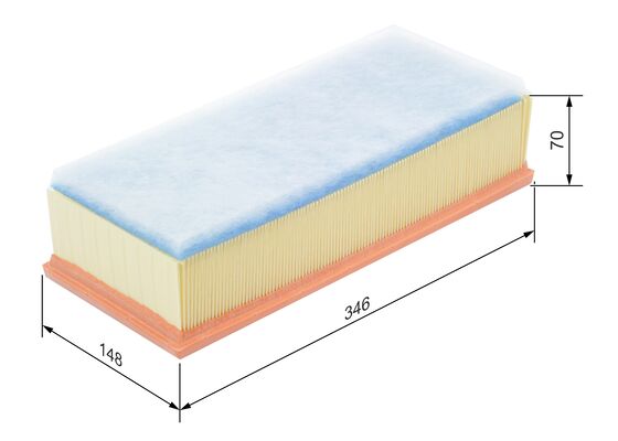 Picture of BOSCH - F 026 400 058 - Air Filter (Air Supply)