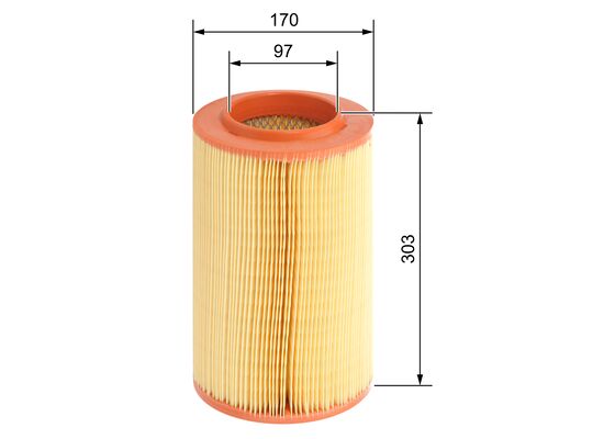 Picture of BOSCH - F 026 400 059 - Air Filter (Air Supply)