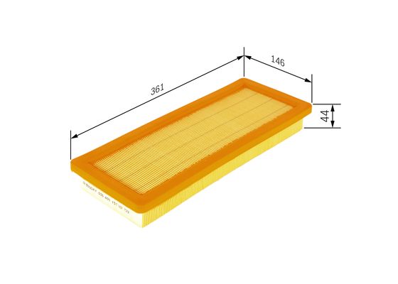 Picture of BOSCH - F 026 400 151 - Air Filter (Air Supply)