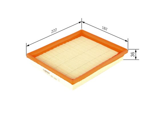 Picture of BOSCH - F 026 400 153 - Air Filter (Air Supply)