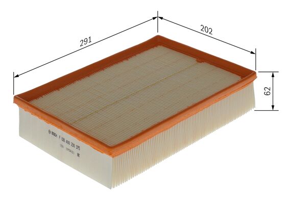 Picture of BOSCH - F 026 400 230 - Air Filter (Air Supply)