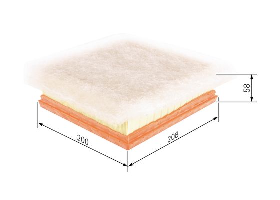 Picture of Air Filter - BOSCH - F 026 400 235