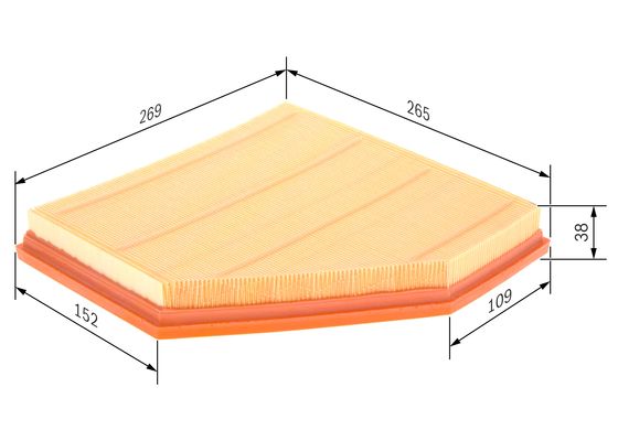 Picture of Air Filters - BOSCH - F 026 400 270