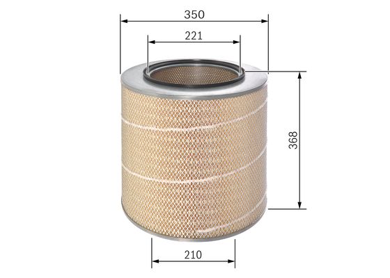 Image de Filtre à air - BOSCH - F 026 400 280