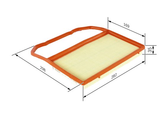 Picture of BOSCH - F 026 400 285 - Air Filter (Air Supply)
