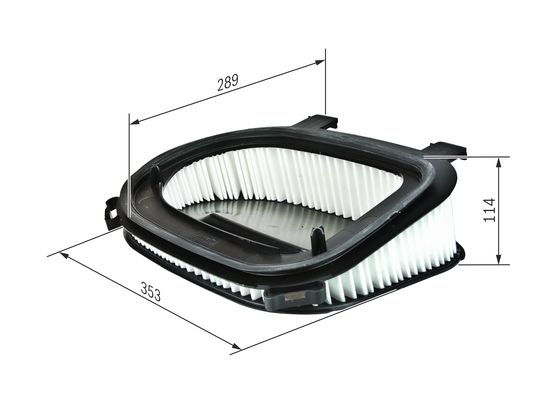 Picture of Air Filter - BOSCH - F 026 400 366