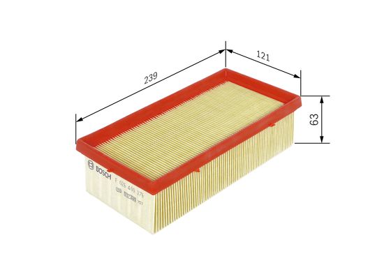 Picture of BOSCH - F 026 400 376 - Air Filter (Air Supply)