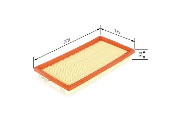 Picture of Air Filter - BOSCH - F 026 400 378