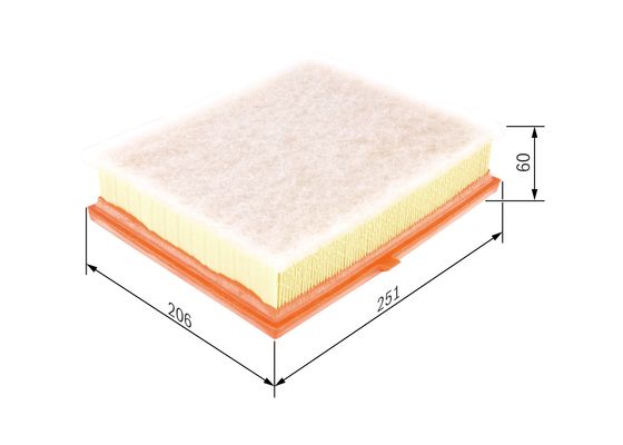 Picture of Air Filter - BOSCH - F 026 400 545