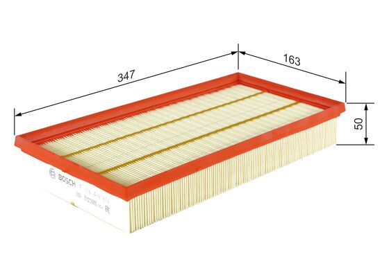 Picture of BOSCH - F 026 400 614 - Air Filter (Air Supply)