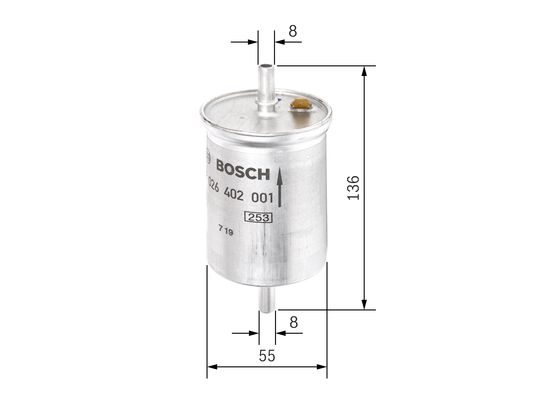 FILTER GORIVA - BOSCH - F 026 402 001