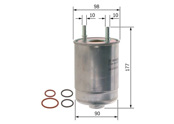 Picture of BOSCH - F 026 402 067 - Fuel filter (Fuel Supply System)