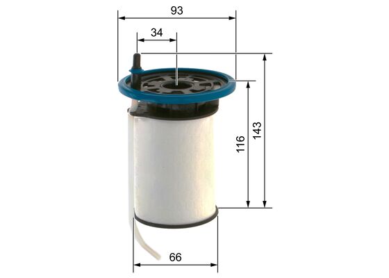 Image de Filtre à carburant - BOSCH - F 026 402 212