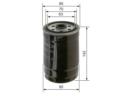 Picture of BOSCH - F 026 402 362 - Fuel filter (Fuel Supply System)
