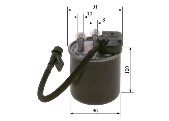 Picture of BOSCH - F 026 402 840 - Fuel filter (Fuel Supply System)