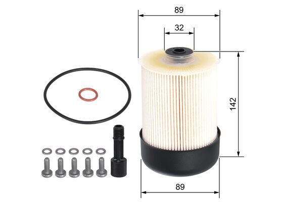 Picture of BOSCH - F 026 402 857 - Fuel filter (Fuel Supply System)