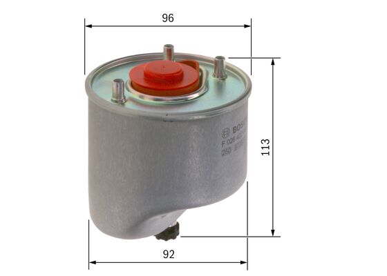 Picture of BOSCH - F 026 402 864 - Fuel filter (Fuel Supply System)