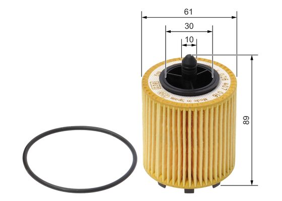 Picture of BOSCH - F 026 407 016 - Oil Filter (Lubrication)