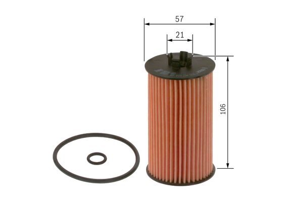 Picture of BOSCH - F 026 407 074 - Oil Filter (Lubrication)