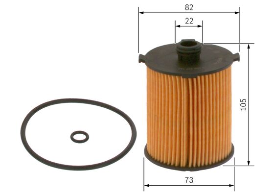 Picture of BOSCH - F 026 407 152 - Oil Filter (Lubrication)