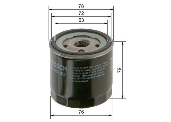 Picture of Oil Filters - BOSCH - F 026 407 229
