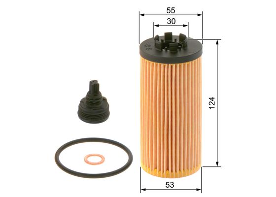 Picture of BOSCH - F 026 407 277 - Oil Filter (Lubrication)