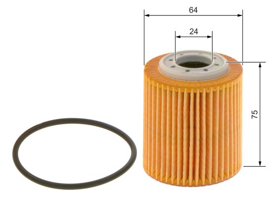 Picture of BOSCH - F 026 407 299 - Oil Filter (Lubrication)