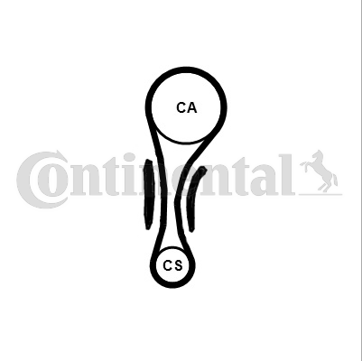 Picture of CONTINENTAL CTAM - CT1210K1 - Timing Belt Set (Belt Drive)