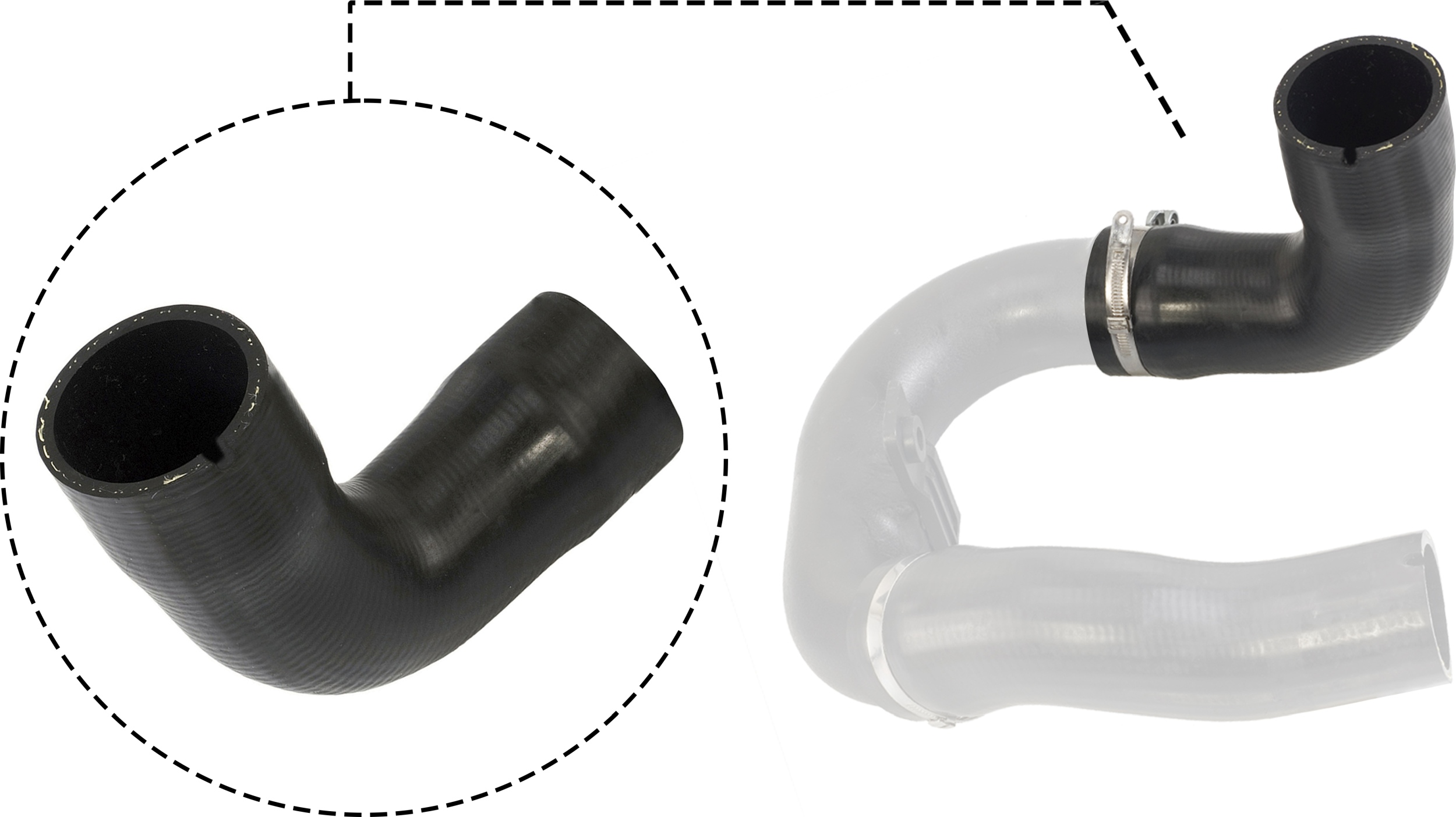 Picture of GATES - 09-0948 - Charge Air Hose (Air Supply)