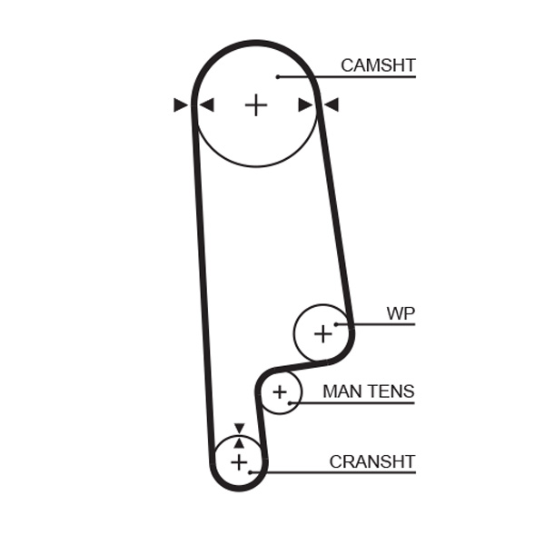 Picture of GATES - 5084XS - Timing Belt