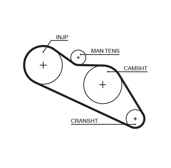 Picture of Timing Belt - GATES - 5114
