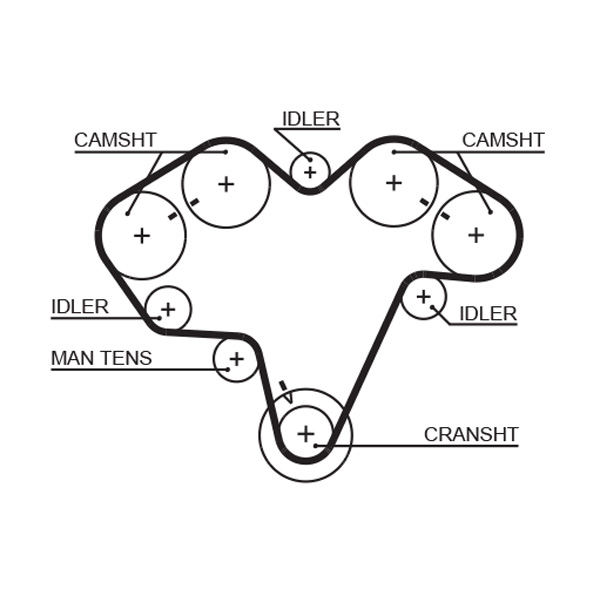 Picture of Timing Belt - GATES - 5475