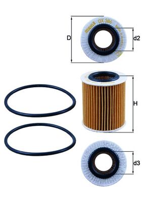 KNECHT - OX 386D - Filter za ulje (Podmazivanje)