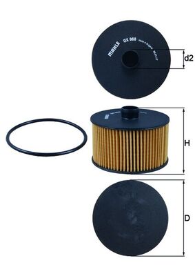 KNECHT - OX 968D - Filter za ulje (Podmazivanje)