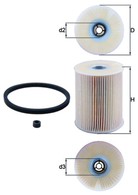 KNECHT - KX 231D - Filter za gorivo (Sistem za dovod goriva)