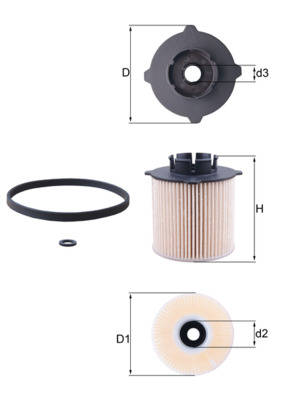 KNECHT - KX 265D - Filter za gorivo (Sistem za dovod goriva)