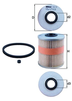 KNECHT - KX 218D - Filter za gorivo (Sistem za dovod goriva)