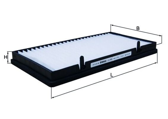 KNECHT - LA 382 - Filter, vazduh unutrašnjeg prostora (Grejanje/ventilacija)