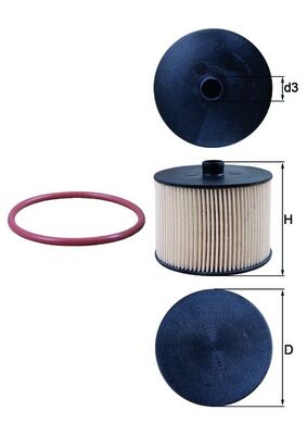 KNECHT - KX 201D - Filter za gorivo (Sistem za dovod goriva)