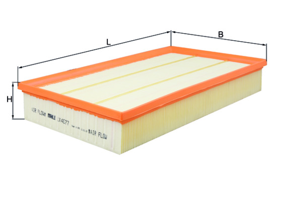 KNECHT - LX 4077 - Filter za vazduh (Sistem za dovod vazduha)