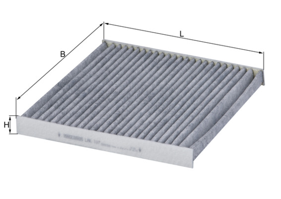 KNECHT - LAK 107 - Filter, vazduh unutrašnjeg prostora (Grejanje/ventilacija)